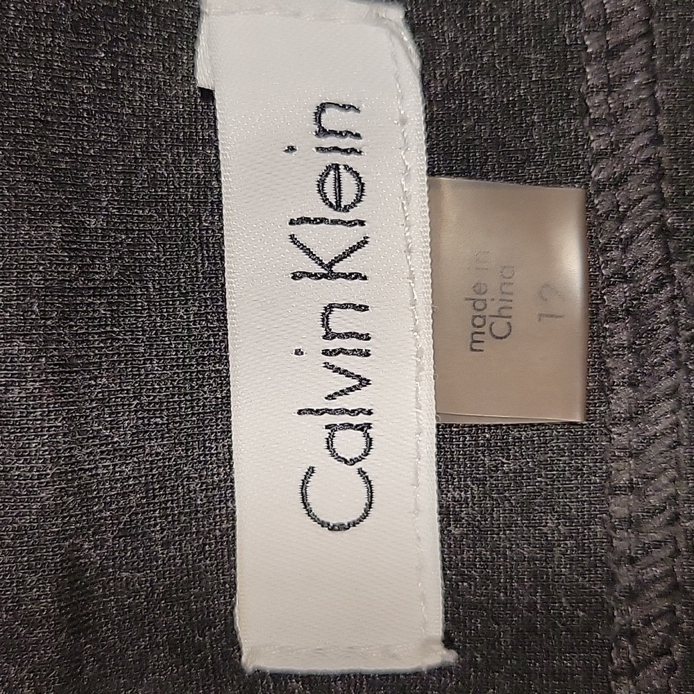 Calvin Klein Dark Grey Pencil Skirt - Picture 10 of 13